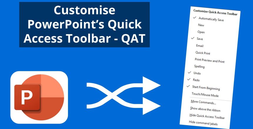 Quick Access Toolbar Powerpoint